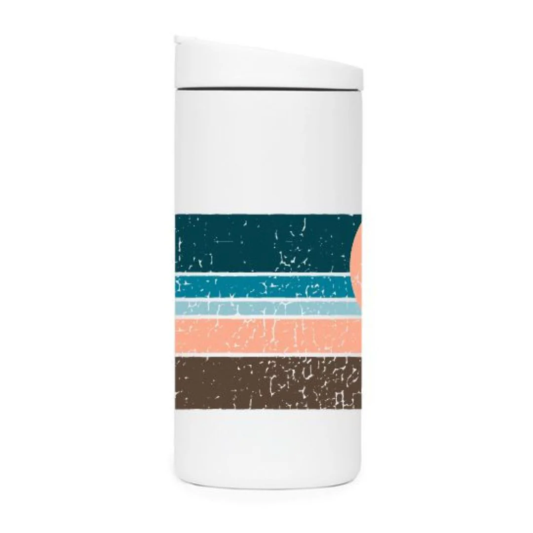 16oz MIIR Flip Traveler - 'Peace Out Big Foot' Inverse Color Scheme - Image 4